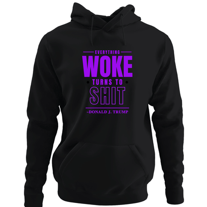 Everything Woke Hoodie - The Right Side PrintsEverything Woke HoodieT-ShirtBlack/PurpleSmall