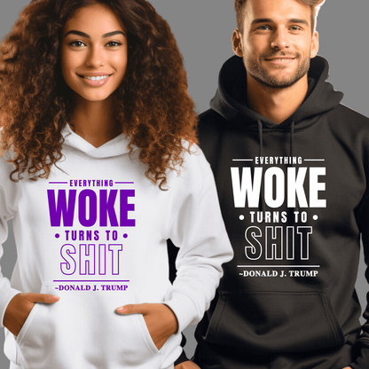 Everything Woke Hoodie - The Right Side PrintsEverything Woke HoodieT-ShirtBlack/PurpleSmall