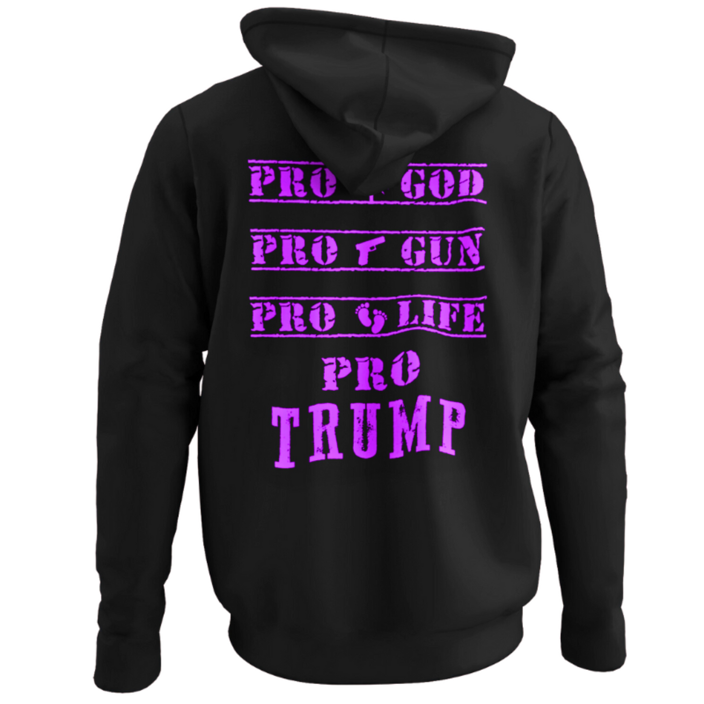 God Guns Life Trump Hoodie - The Right Side Prints