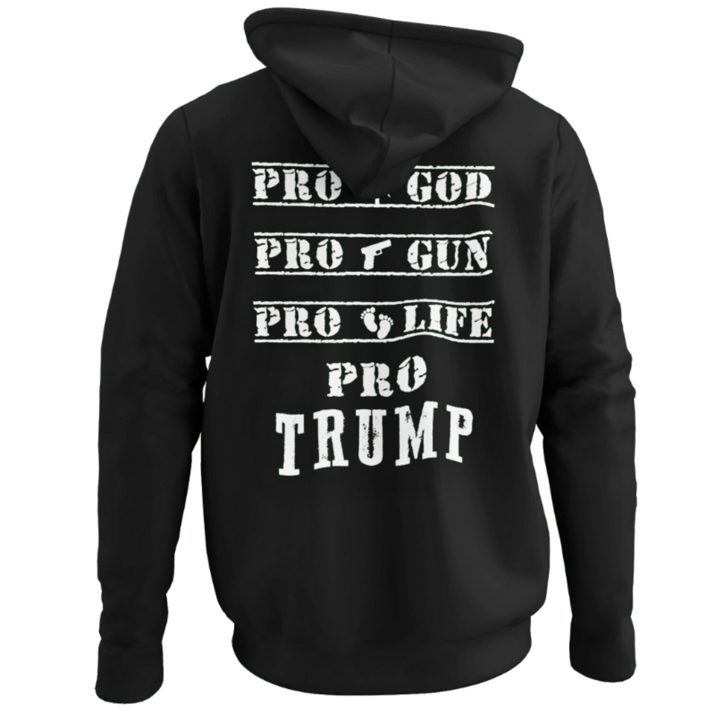 God Guns Life Trump Hoodie - The Right Side Prints