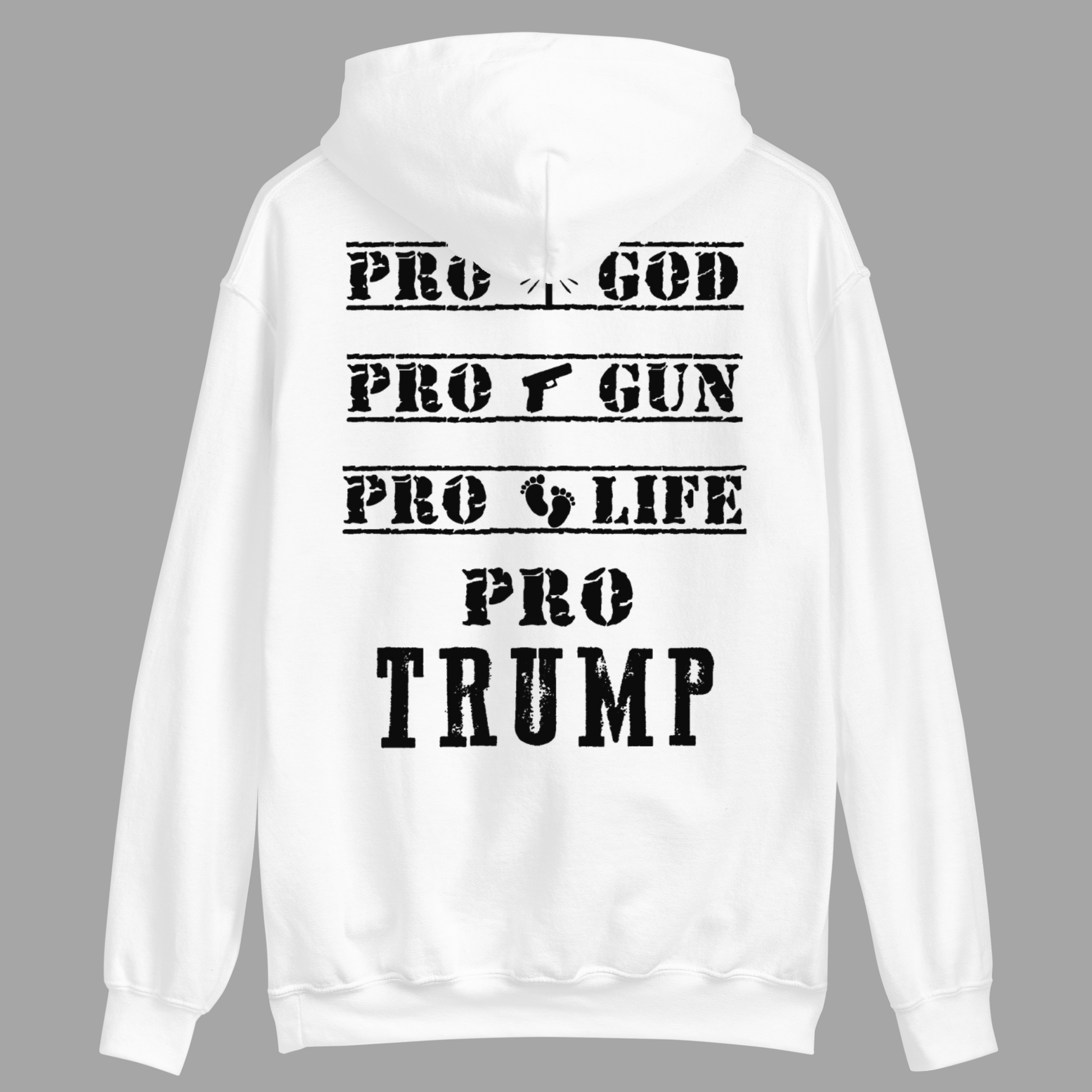 God Guns Life Trump Hoodie - The Right Side Prints