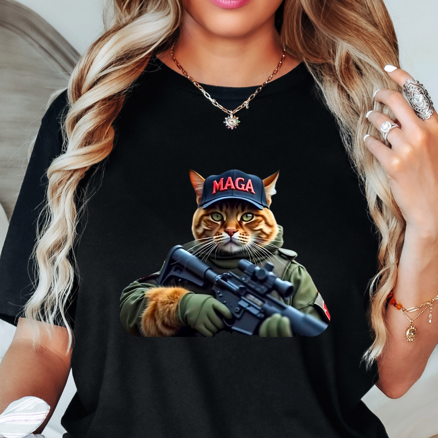 They're Eating The Dogs They're Eating The Cats Shirt - MAGA Cat T-shirt