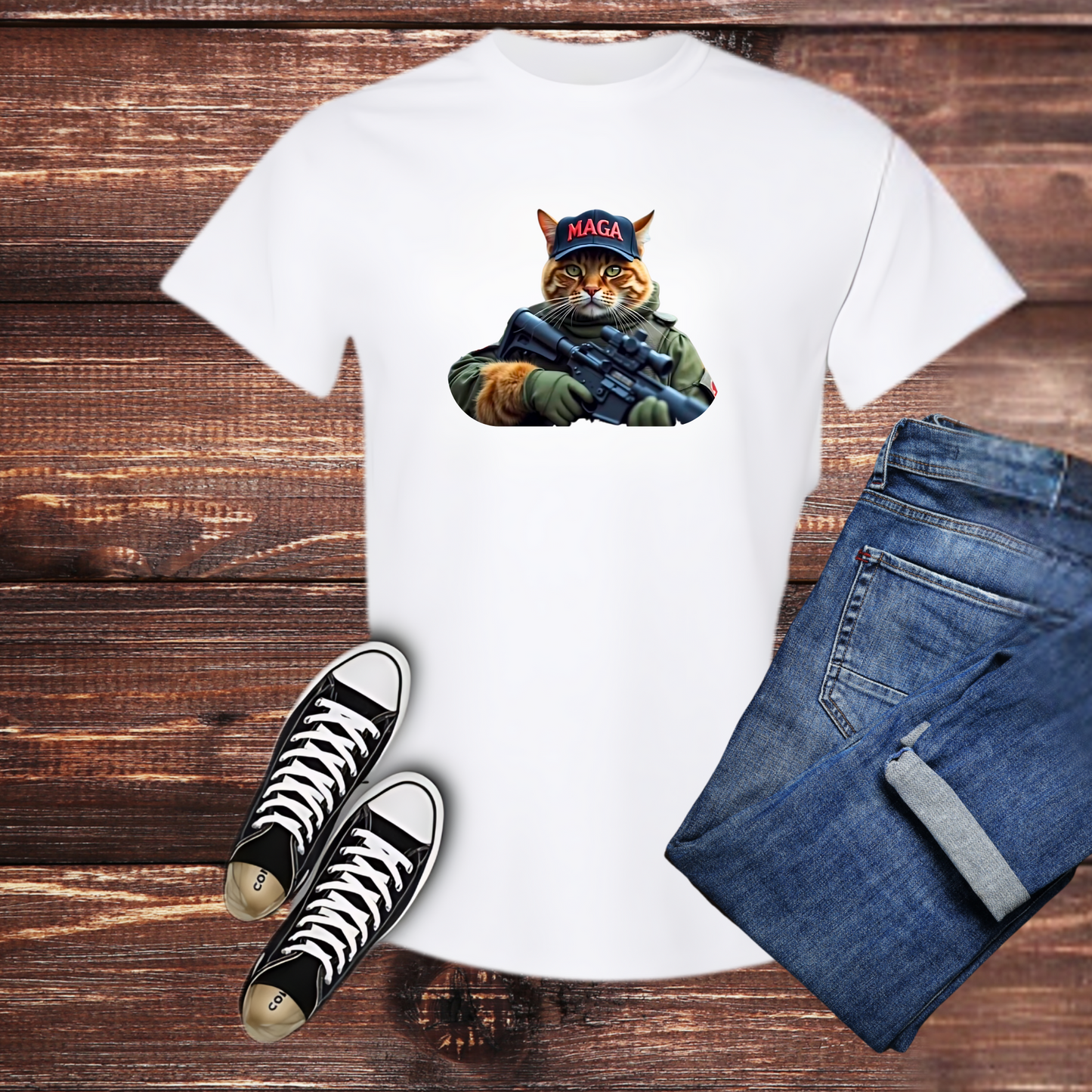 They're Eating The Dogs They're Eating The Cats Shirt - MAGA Cat T-shirt