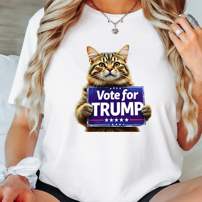 They're Eating The Dogs They're Eating The Cats Shirt - Donald Trump  Cats for Trump 2024