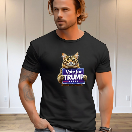 They're Eating The Dogs They're Eating The Cats Shirt - Donald Trump  Cats for Trump 2024