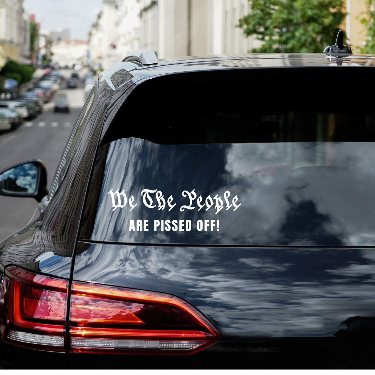 We The People Area Pissed Off Decal