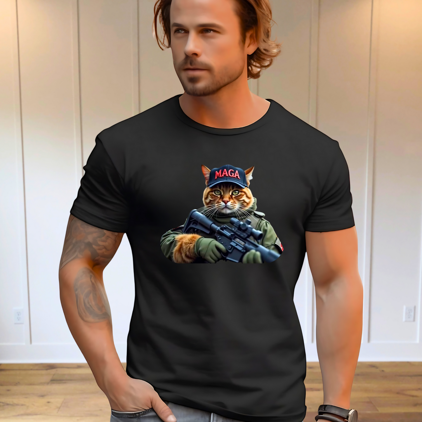 They're Eating The Dogs They're Eating The Cats Shirt - MAGA Cat T-shirt