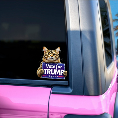 They're Eating The Dogs and cats Trump Window decal.