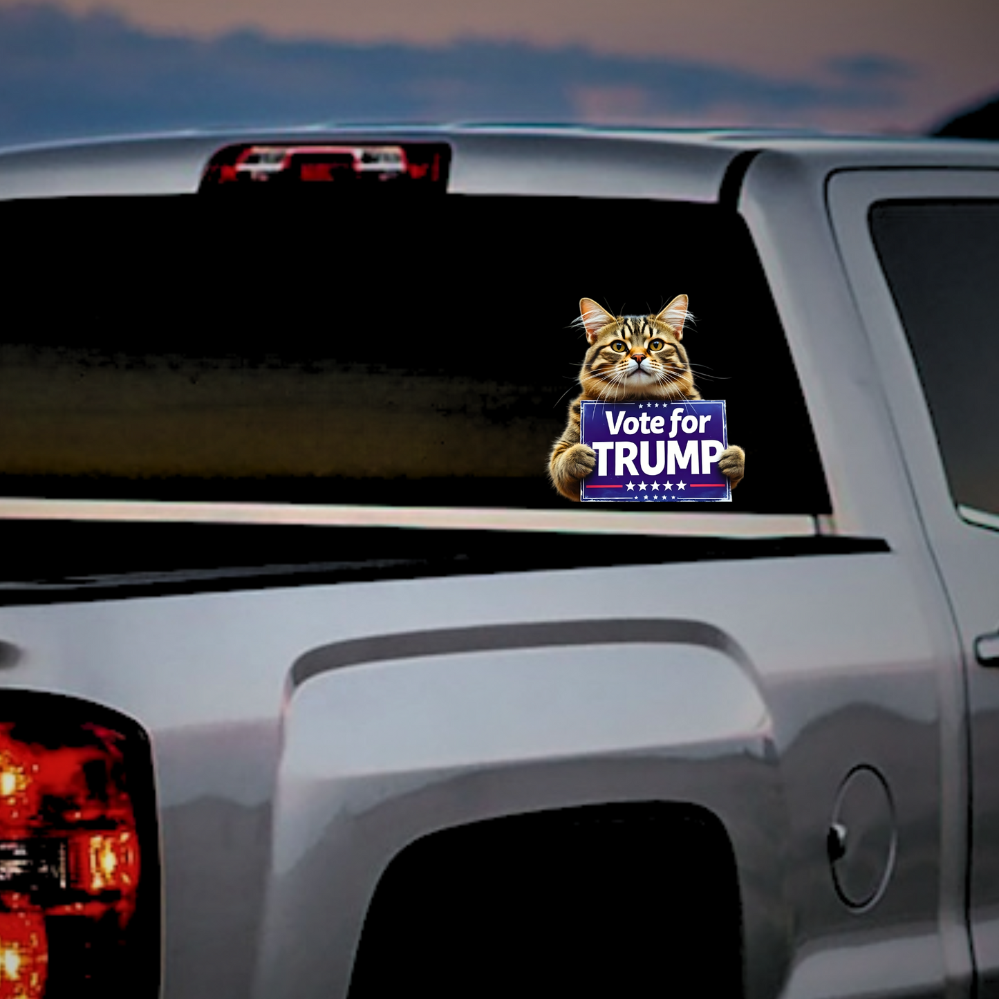 They're Eating The Dogs and cats Trump Window decal.