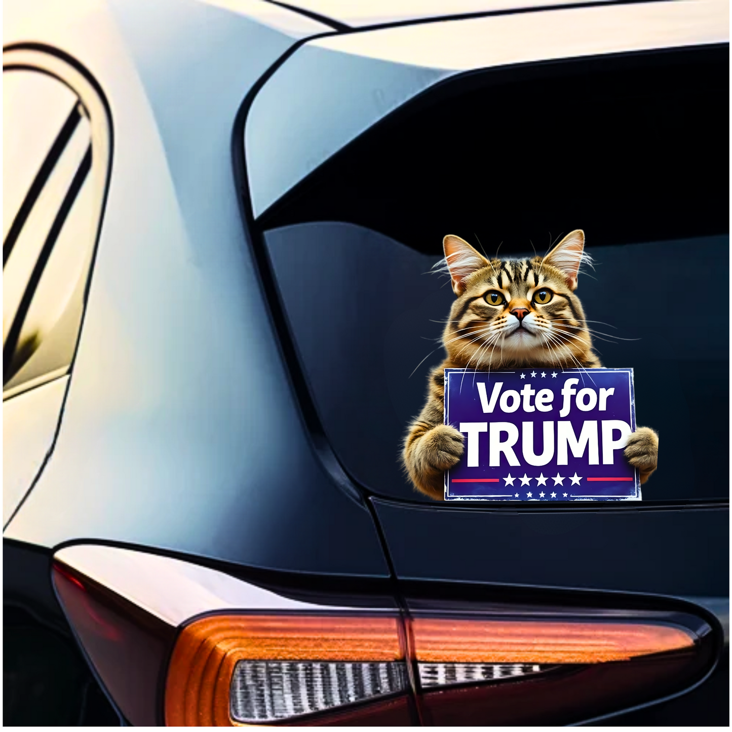 They're Eating The Dogs and cats Trump Window decal.