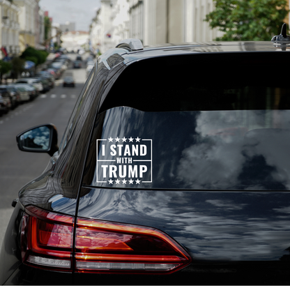 I STAND WITH TRUMP DECAL