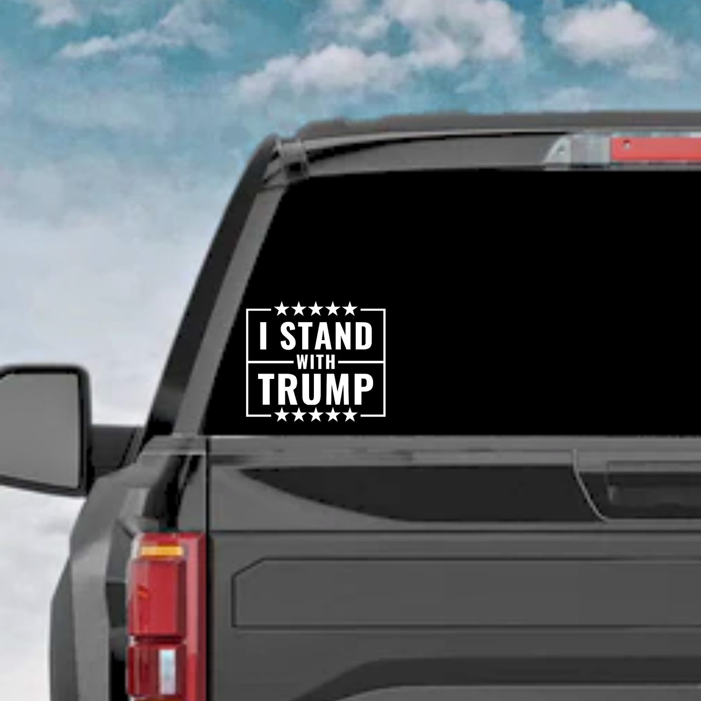 I STAND WITH TRUMP DECAL