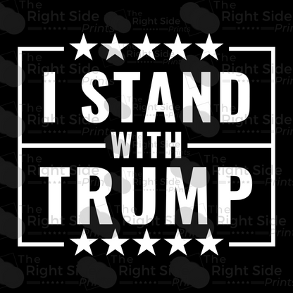 I STAND WITH TRUMP DECAL