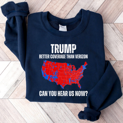 Trump Coverage Map Hoodie/Sweatshirt