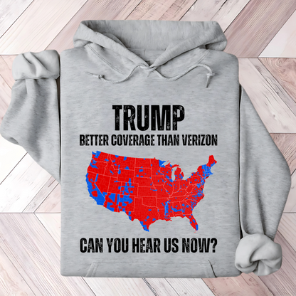 Trump Coverage Map Hoodie/Sweatshirt