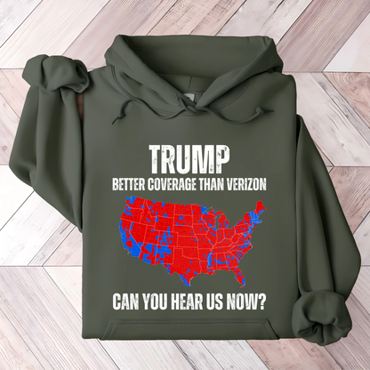 Trump Coverage Map Hoodie/Sweatshirt