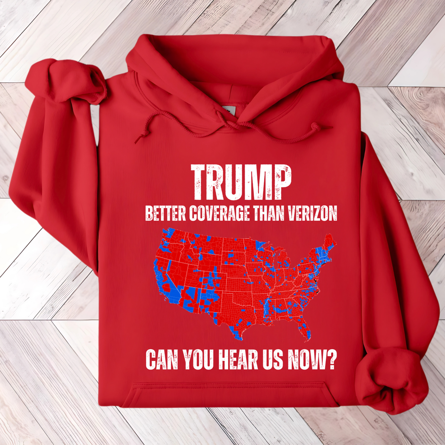 Trump Coverage Map Hoodie/Sweatshirt