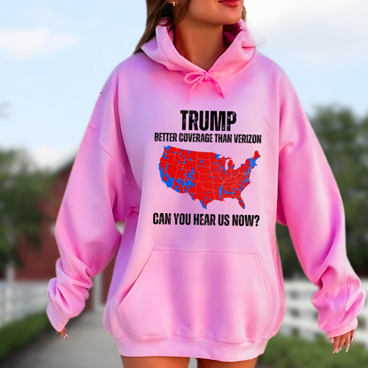 Trump Coverage Map Hoodie/Sweatshirt