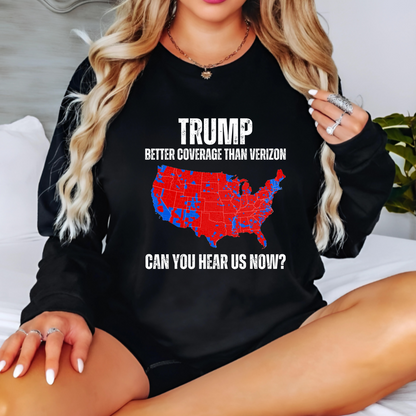 Trump Coverage Map Hoodie/Sweatshirt