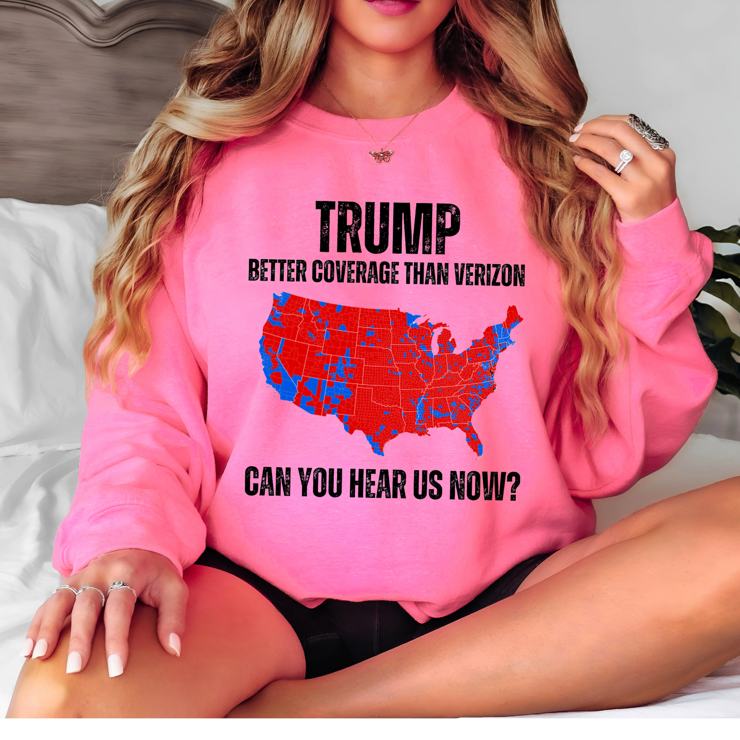 Trump Coverage Map Hoodie/Sweatshirt