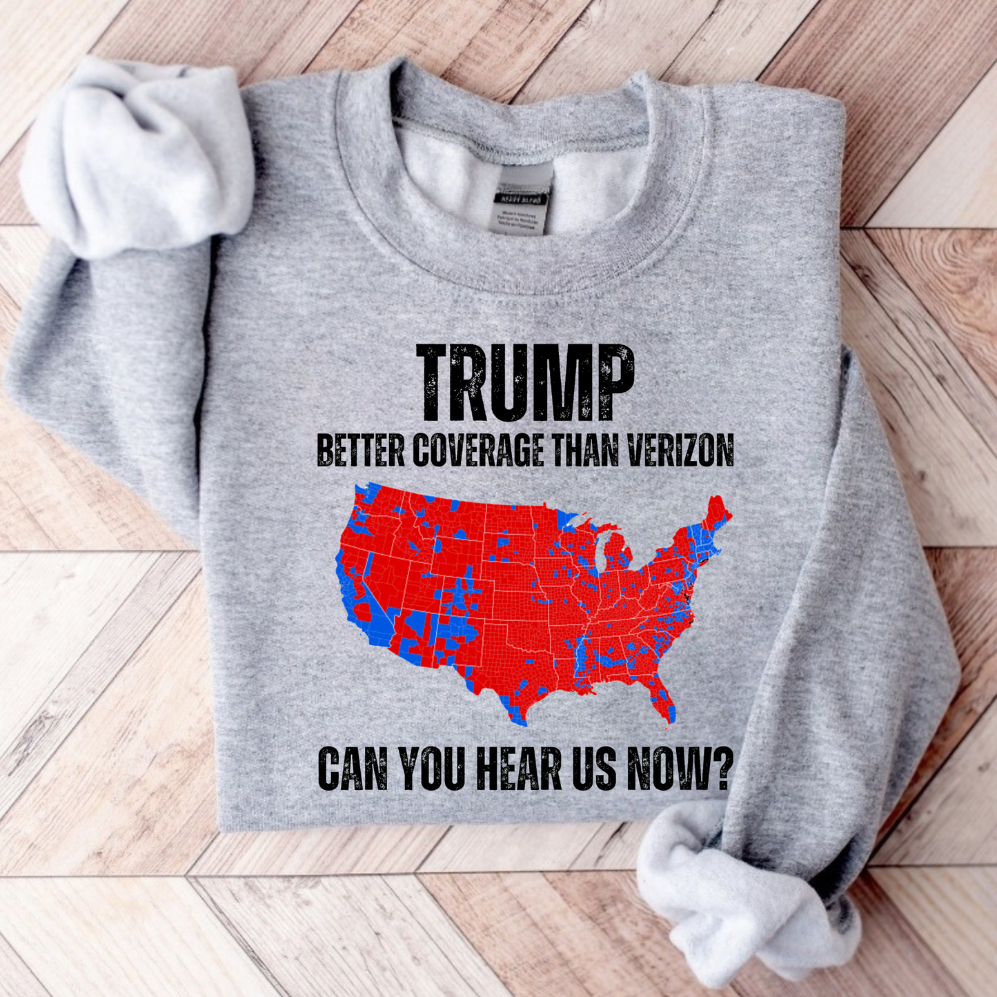 Trump Coverage Map Hoodie/Sweatshirt