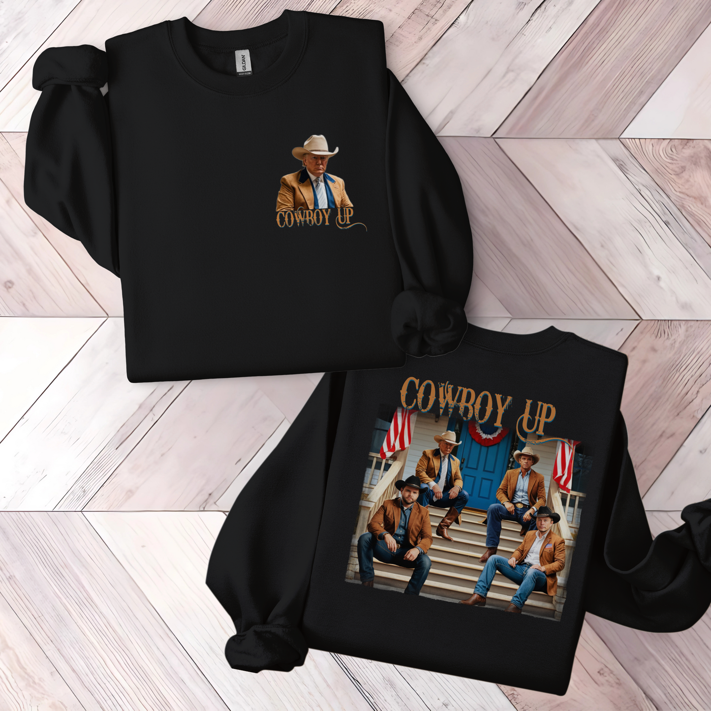 Trump Cowboy Up 2024 Sweatshirt/Hoodie