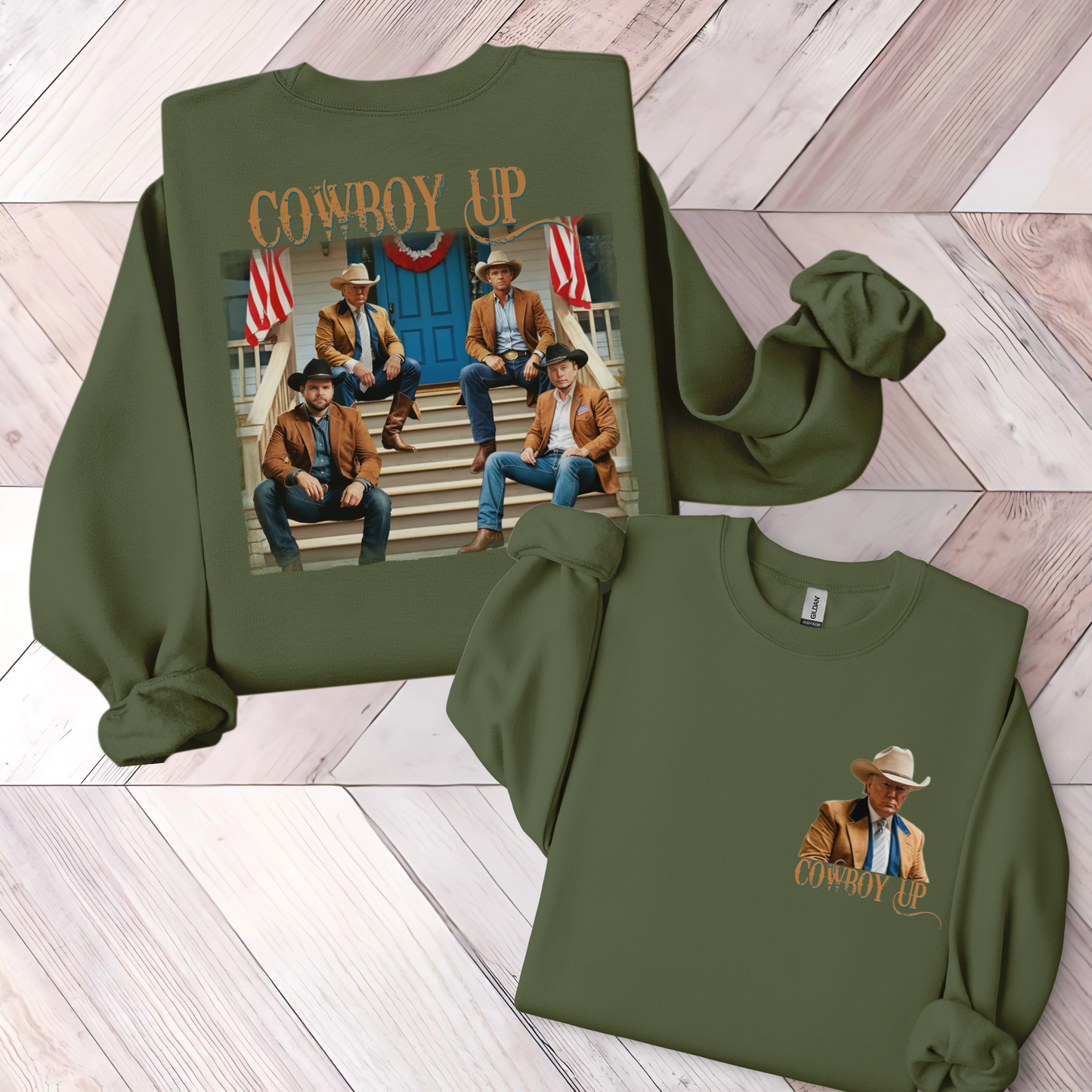 Trump Cowboy Up 2024 Sweatshirt/Hoodie