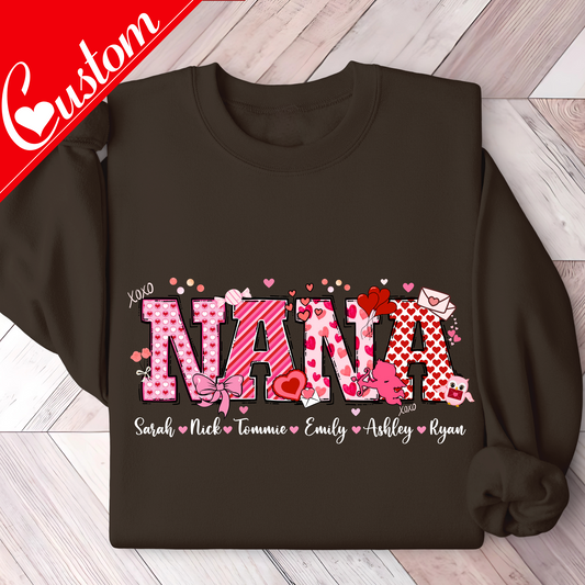 Personalized Valentines Day Sweatshirt