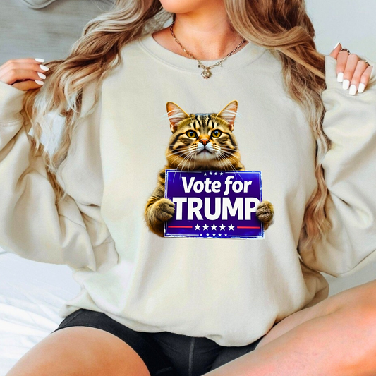 Cats for Trump Sweatshirt