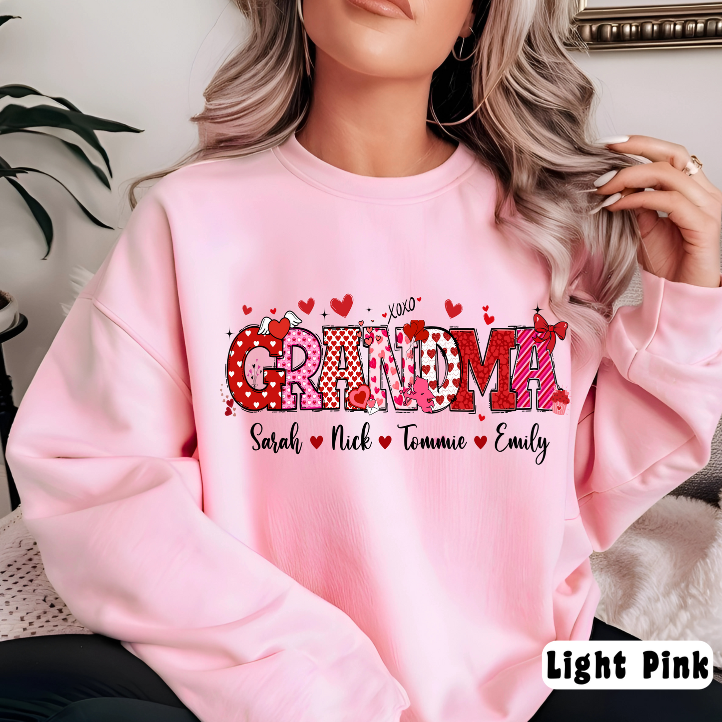 Personalized Valentines Day Sweatshirt