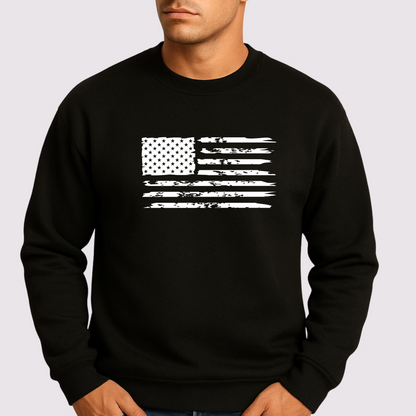 Just the Tip I Promise – Patriotic Bullet Flag Men’s Sweatshirt