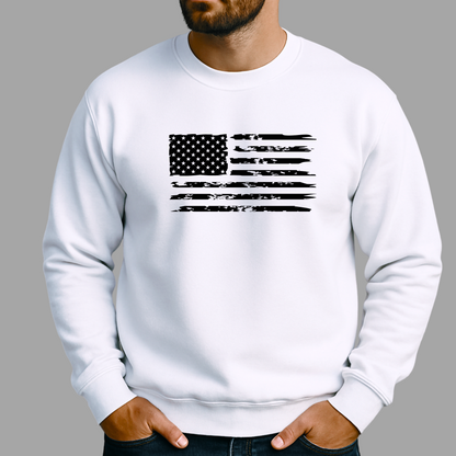Just the Tip I Promise – Patriotic Bullet Flag Men’s Sweatshirt