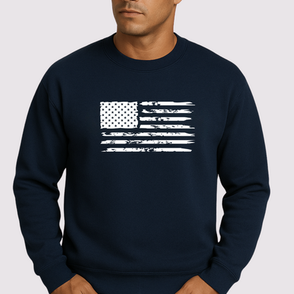 Just the Tip I Promise – Patriotic Bullet Flag Men’s Sweatshirt