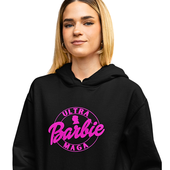 Ultra MAGA Barbie Hoodie - The Right Side Prints