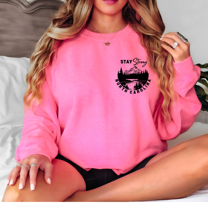 Stay Strong NC Bible Verse Sweatshirt (Unisex)