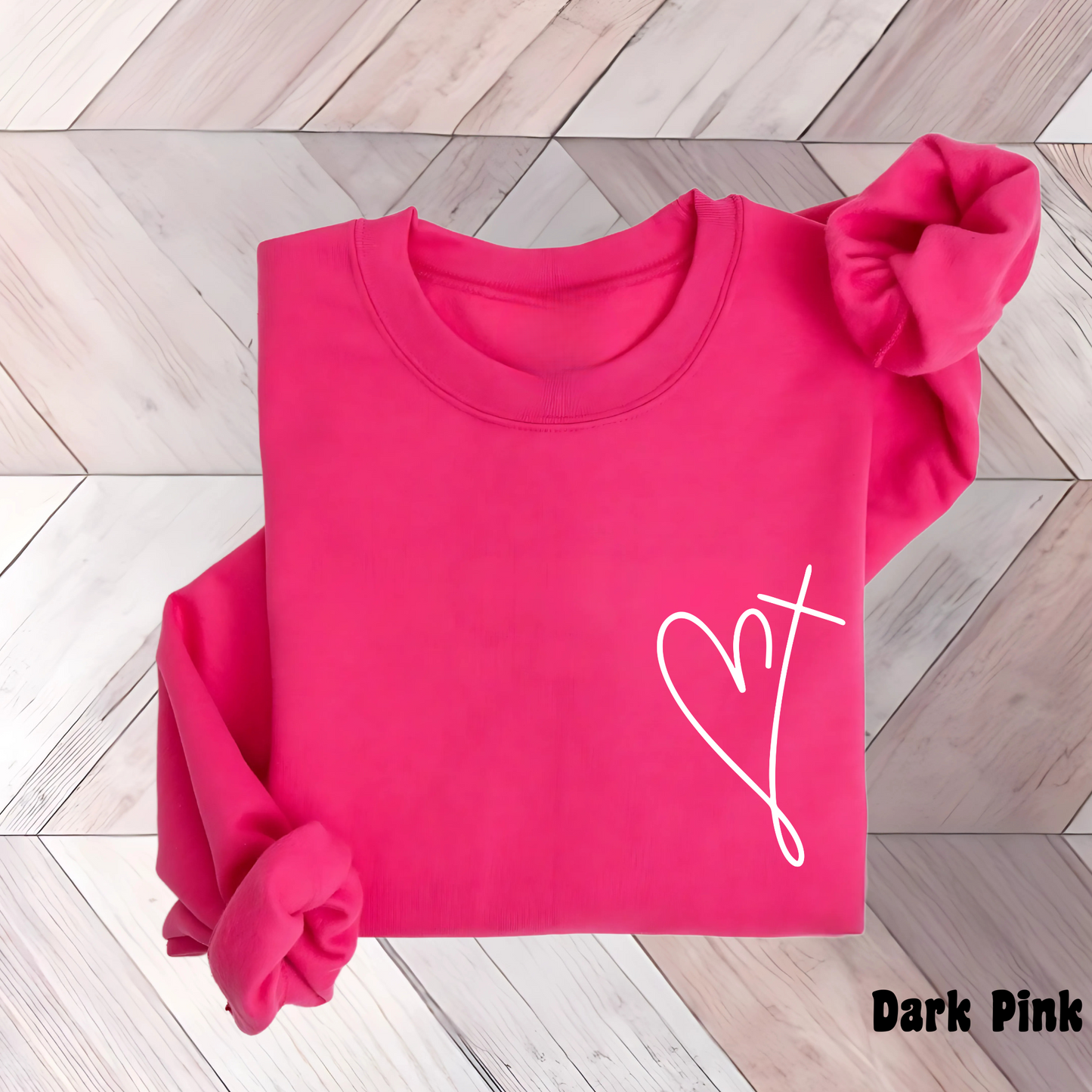 Heart Valentines Day Sweatshirt/Hoodie