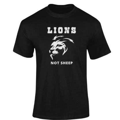 Lions Not Sheep T-Shirt - The Right Side Prints