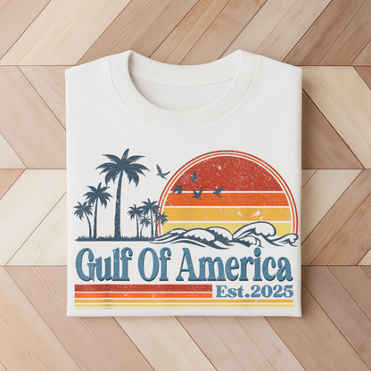 Gulf of America Men's Unisex Tshirt– Vintage Coastal Vibes