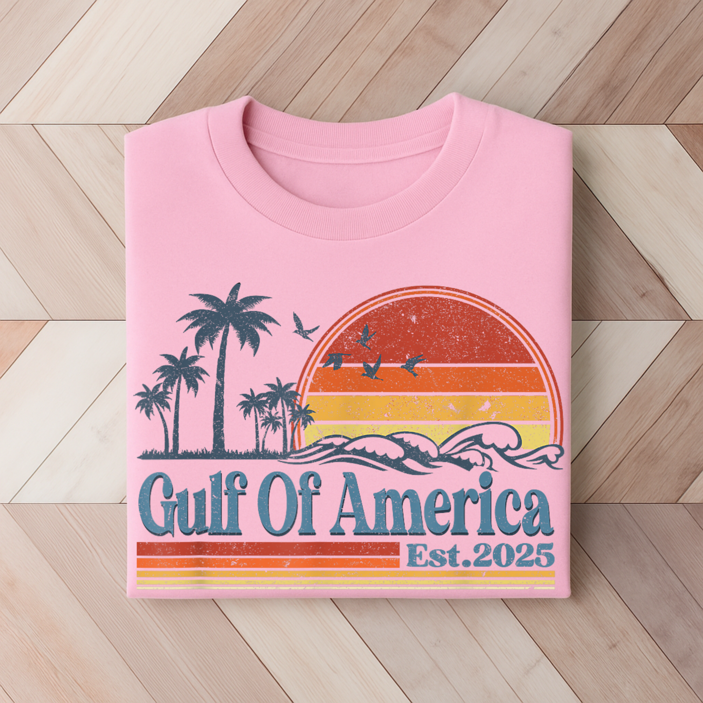 Gulf of America Men's Unisex Tshirt– Vintage Coastal Vibes