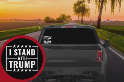 I STAND WITH TRUMP DECAL