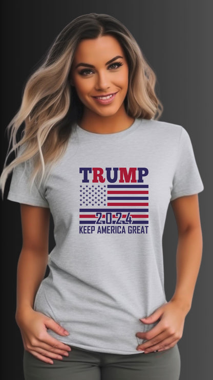 Trump 2024 Flag Tshirt