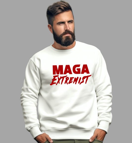 MAGA EXTREMIST CREWNECK - The Right Side Prints