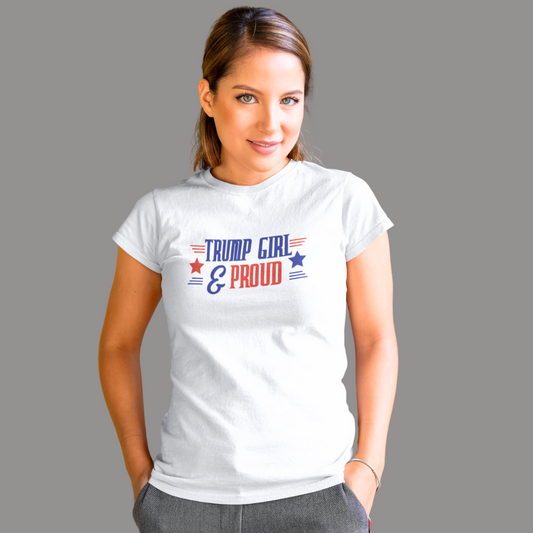 Patriotic Trump Girl - The Right Side Prints