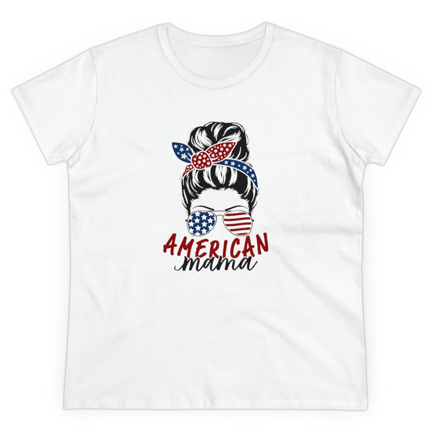 American Mama Women's T - Shirt - The Right Side PrintsAmerican Mama Women's T - ShirtT - ShirtWhiteS