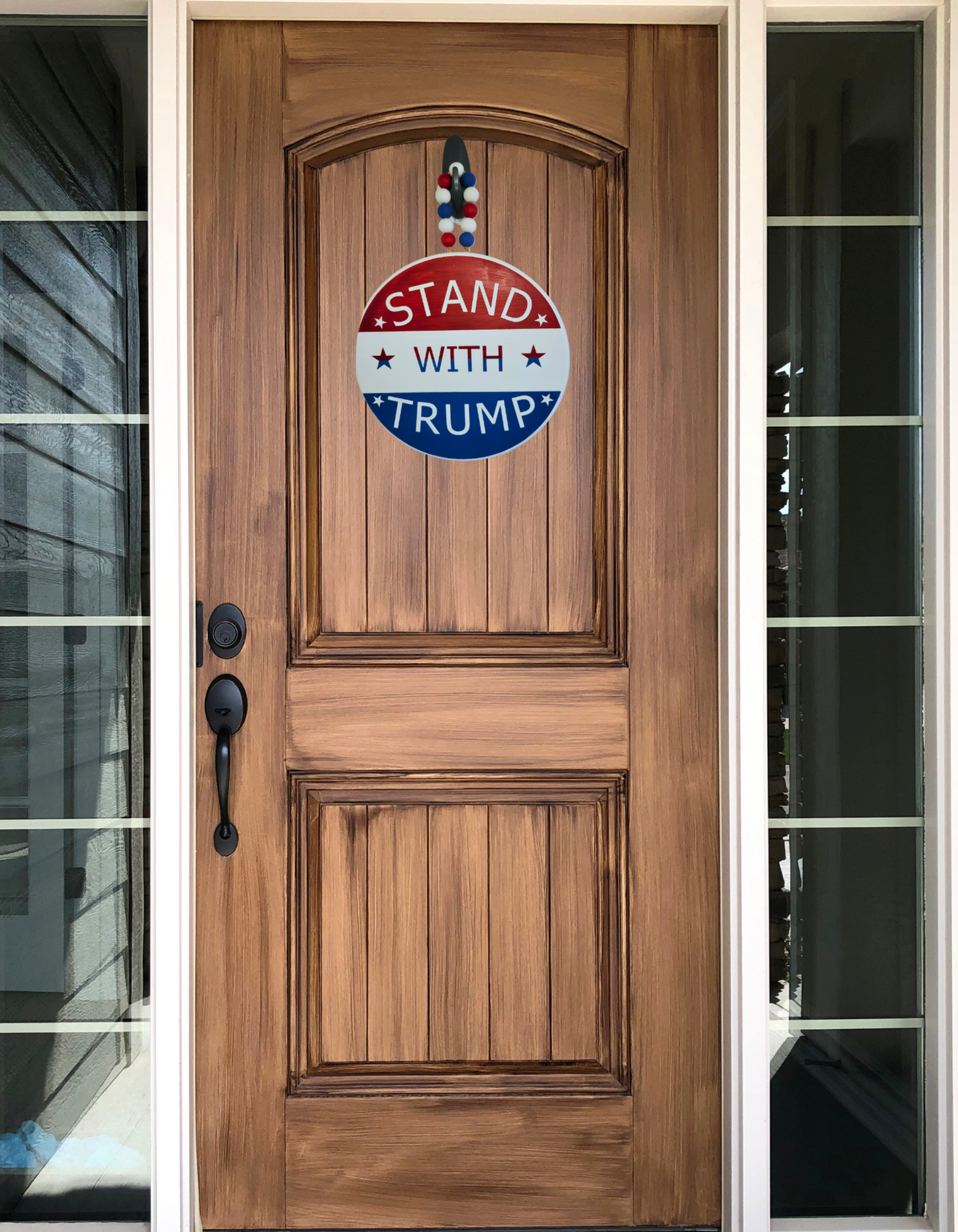 Stand with Trump Wood Sign - The Right Side Prints