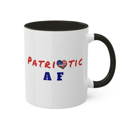 Patriotic AF Mug with Color - The Right Side Prints