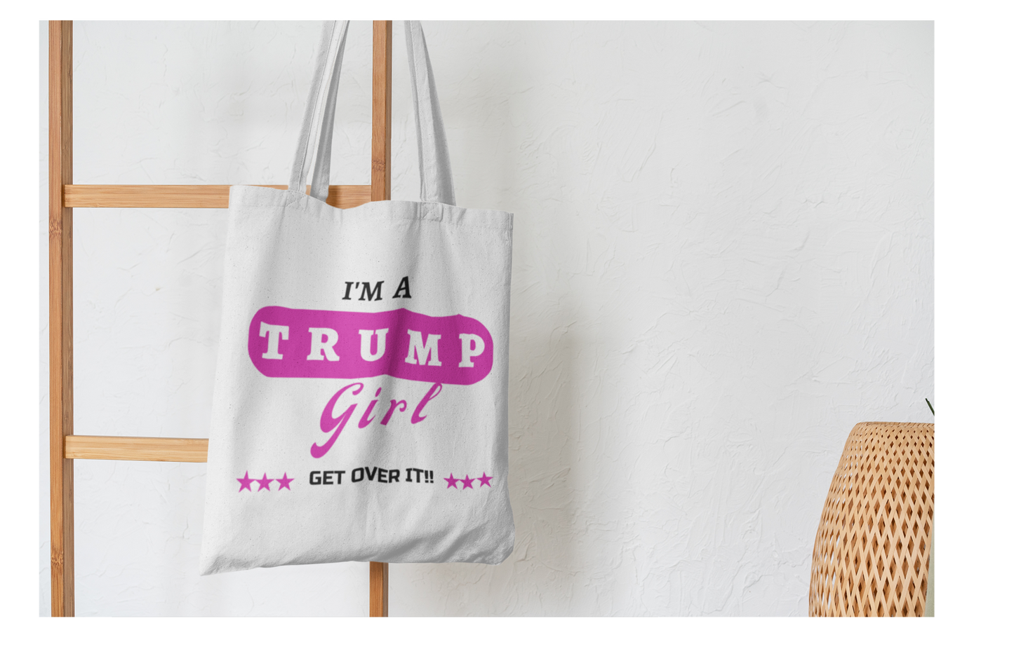 Trump Girl Tote Bag - The Right Side Prints